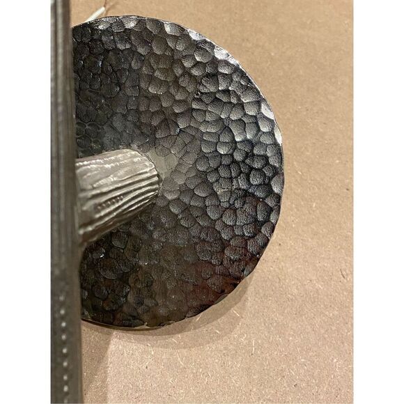 Vintage Modern Wall Sconce with Industrial and Organic Wood Grain Elements - Picture 3 of 7